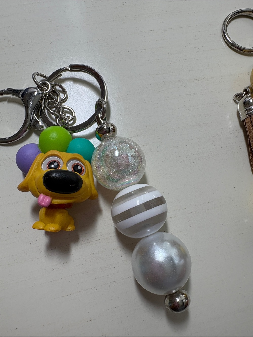 Doug from Up with ballon’s Charm Keychain.